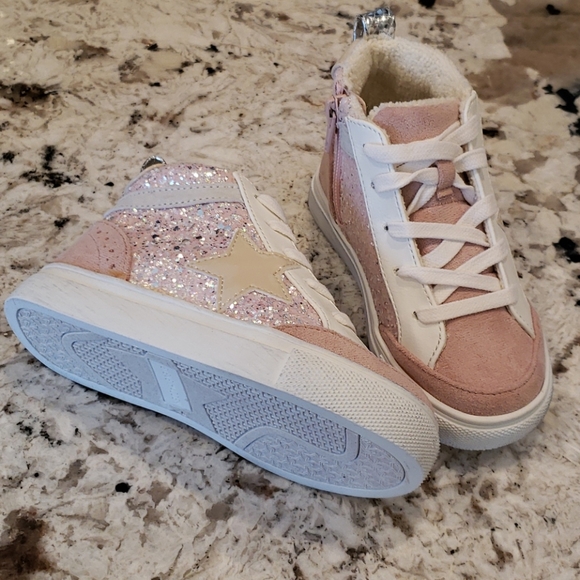 Steve Madden Girl's Glitter Hi-top - Picture 2 of 9